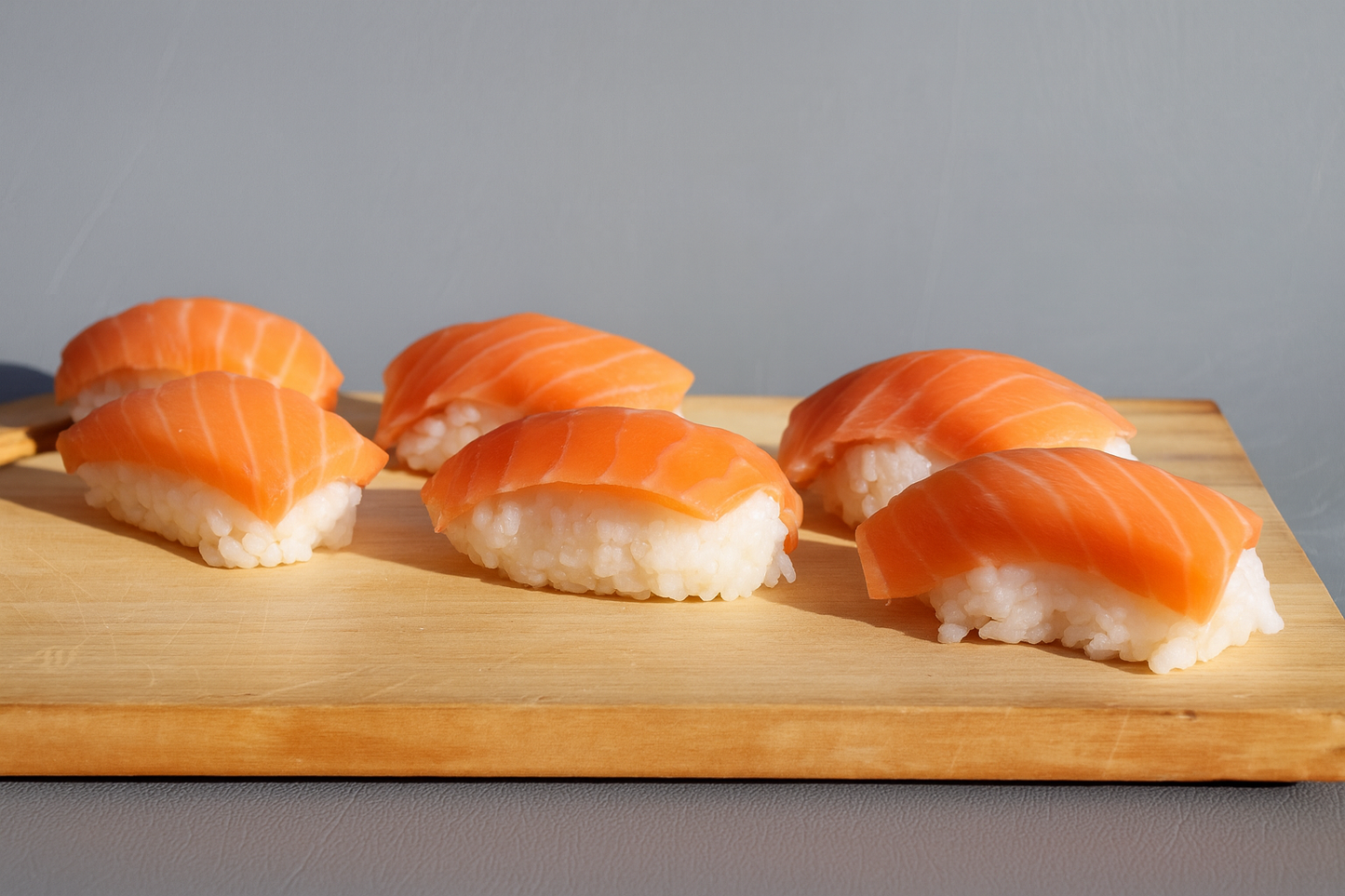 Raw Salmon Nigiri