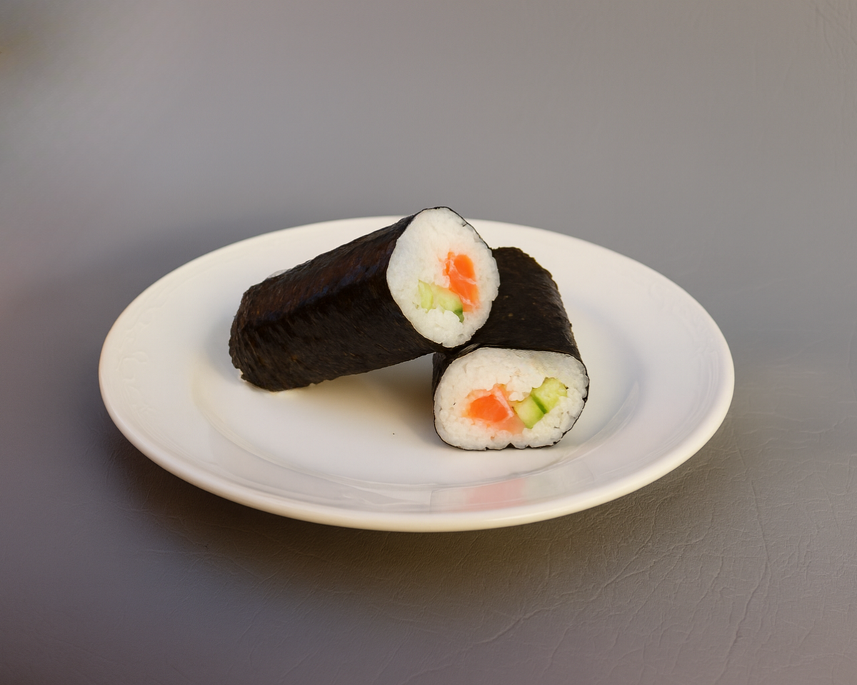 Raw Salmon & Cucumber Sushi 2 Pack
